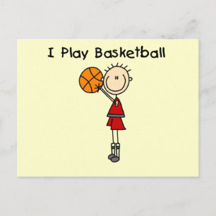 Carte Postale Garçon Je Joue Au Basket Tshirts Et Cadeaux
