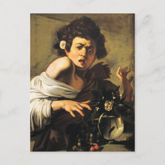 Carte Postale Garçon mordu par un lézard, Caravage