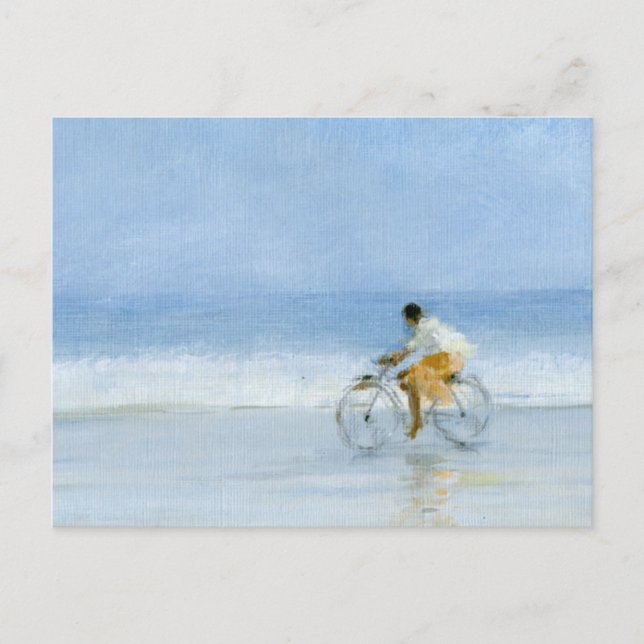Carte Postale Garçon sur vélo 2 (Devant)