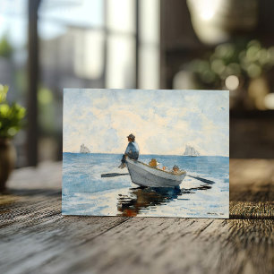 Carte Postale Garçons dans un Dory Winslow Homer
