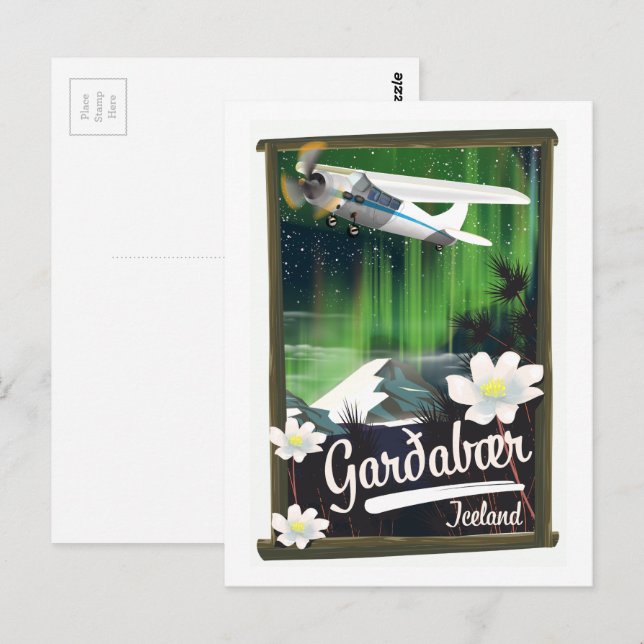 Carte postale Garðabæ ou Islande (Devant / Derrière)