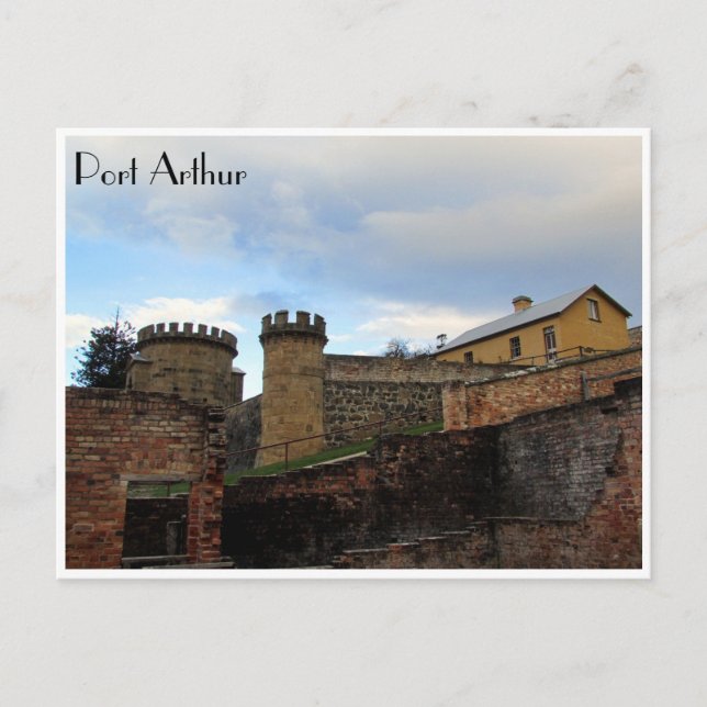 Carte Postale garde du port arthur (Devant)