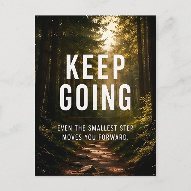 Carte Postale Garde la motivation  (Devant)