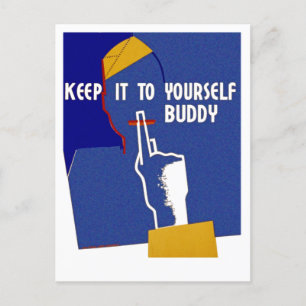 Carte Postale Garde-Le À Ton Époux