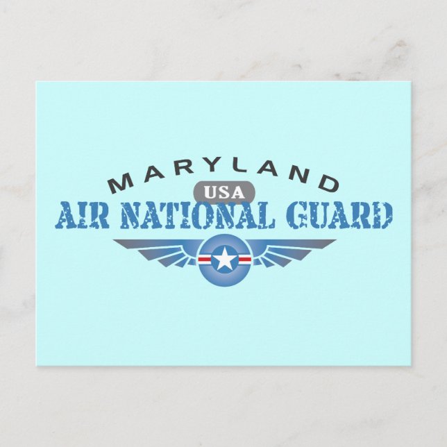Carte Postale Garde nationale aérienne du Maryland (Devant)