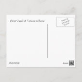 Carte Postale Garde suisse (Dos)
