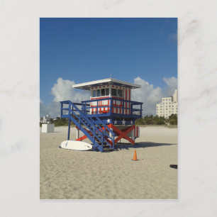 Carte Postale Garde-vie Miami Beach Ocean Patrol #02