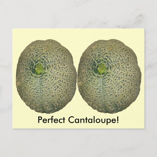 Carte Postale Garden Fresh Cantaloupe (Devant)