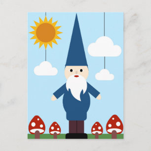 Carte Postale Garden Gnome