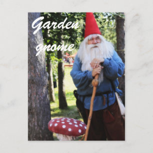 Carte Postale Garden Gnome