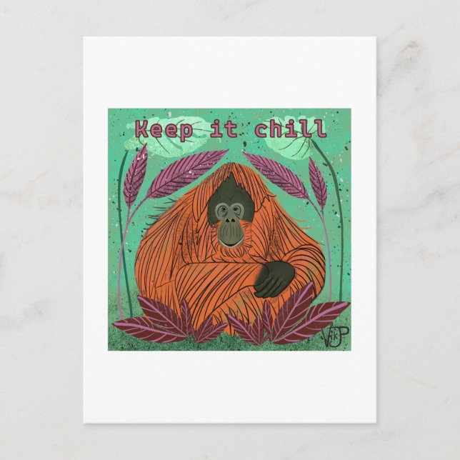 Carte Postale Garder à froid (Devant)