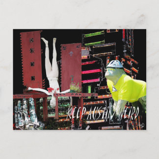 Carte Postale Gardez Austin Weird, Austin, Austin, TX