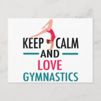 Gardez le calme Amour Gymnastique Belle Gymnaste