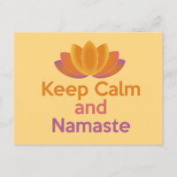 Gardez le calme et le Namaste - le zen, yoga,