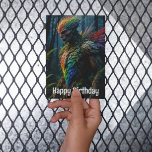 Carte Postale Gardien de la Forêt Arc-en-Ciel