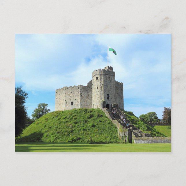 Carte Postale Gardien du château de Cardiff (Devant)