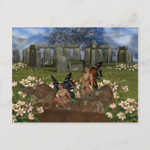 Carte Postale Gardiens d'Avalon, passerelle Stonehendge