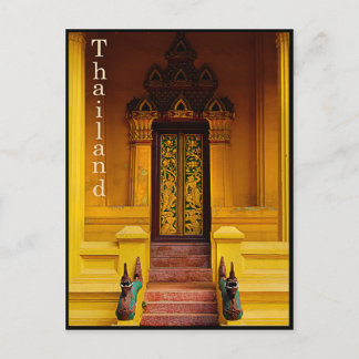 Carte Postale Gardiens de l'entrée du temple, Thaïlande