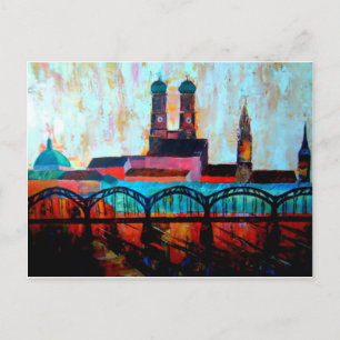 Carte Postale Gare Centrale De Munich Avec Hackerbridge