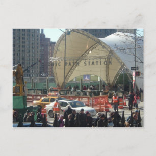 CARTE POSTALE GARE D'ACCÈS DU CENTRE DU COMMERCE MONDIAL