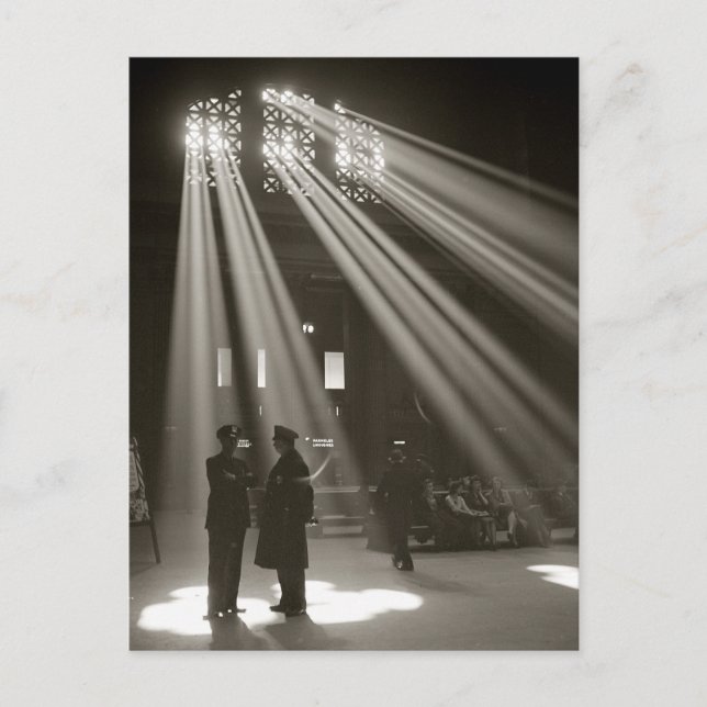 Carte Postale Gare de Chicago Union Station, 1943 (Devant)