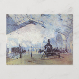 Carte Postale Gare de Claude Monet