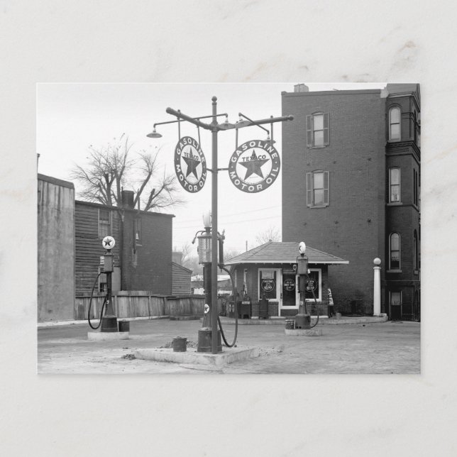 Carte Postale Gare de Corner, 1925 (Devant)