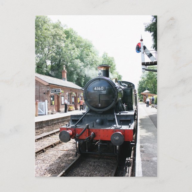 Carte Postale Gare de Crowcombe Heathfield, WS (Devant)