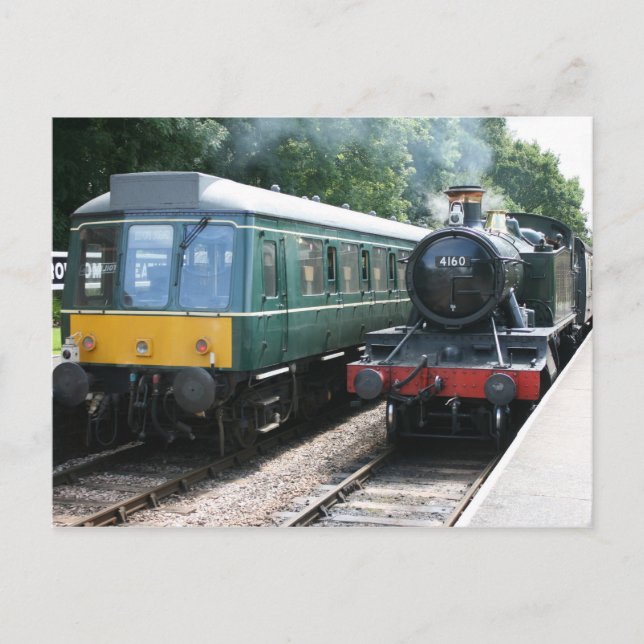 Carte Postale Gare de Crowcombe Heathfield, WS (Devant)