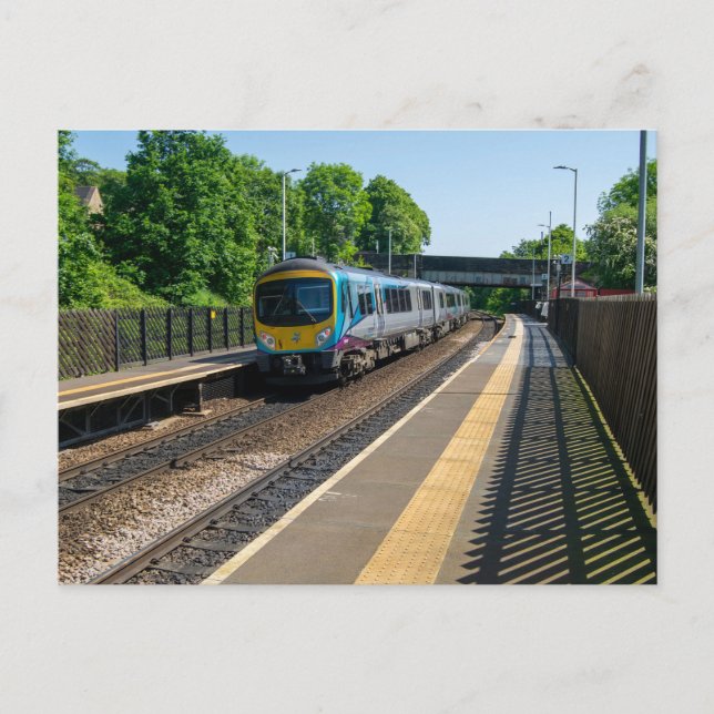 Carte Postale Gare de Deighton, Huddersfield (Devant)