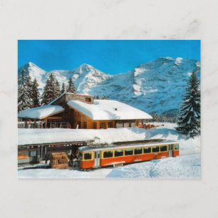 Carte Postale Gare de Kleiner Scheidegg, Jungfrau