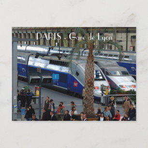 Carte Postale Gare de Lyon. Paris, France