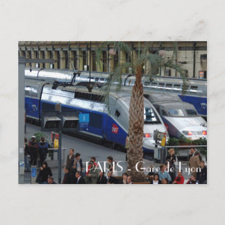 Carte Postale Gare de Lyon. Paris, France
