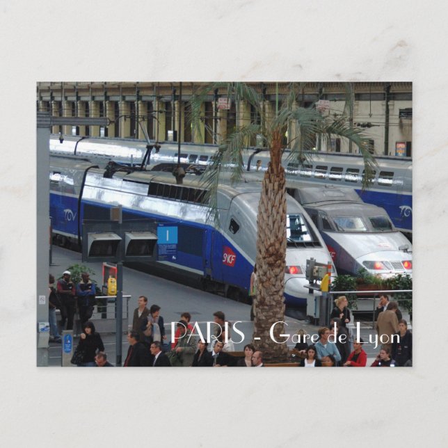Carte Postale Gare de Lyon. Paris, France (Devant)