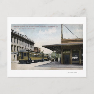 Carte Postale Gare de Northern Electric