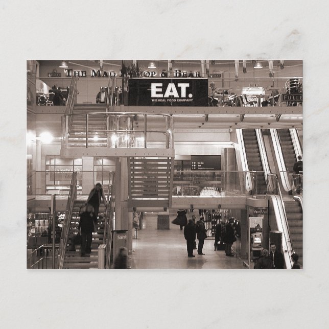 Carte Postale Gare de Paddington, Concourse III (Devant)