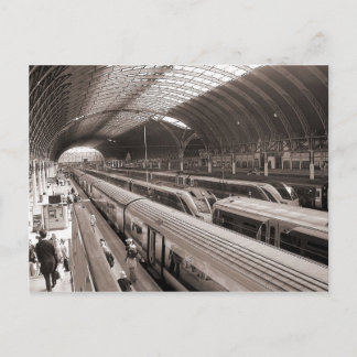 Carte Postale Gare de Paddington, Londres.