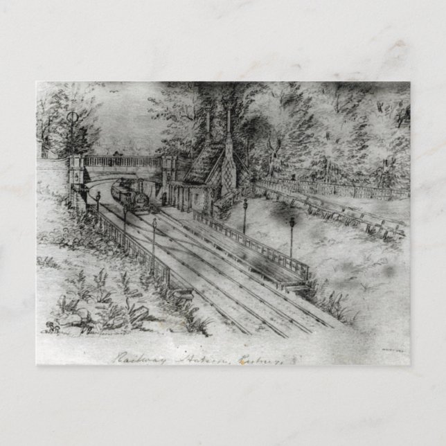 Carte Postale Gare de Putney (Devant)