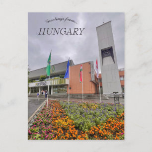 Carte Postale Gare de Sopron en Hongrie