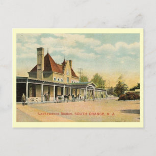 Carte Postale Gare de South Orange, New Jersey Vintage