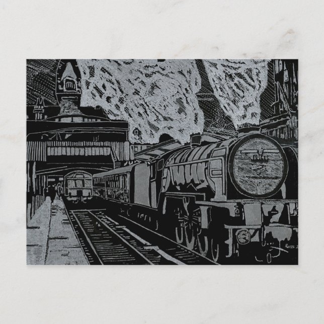 Carte Postale Gare de Sunderland dans les années 1960 (Devant)