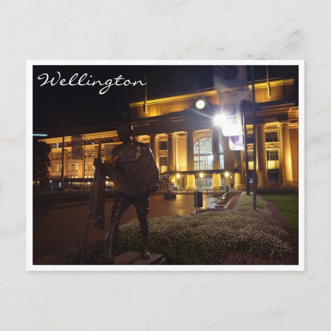 Carte Postale gare de Wellington (Devant)