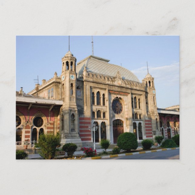 Carte Postale Gare d'Express Orient à Istanbul (Devant)