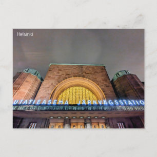 Carte Postale Gare d'Helsinki