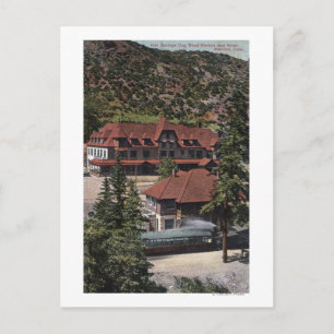 Carte Postale Gare et hôtel de Iron Springs Cog Road