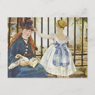 Carte Postale Gare Saint-Lazare - Edouard Monet