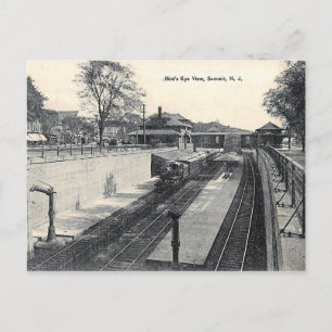 Carte Postale Gare, Sommet, NJ Vintage