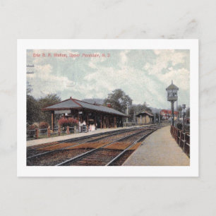 Carte Postale Gare, Upper Montclair, NJ 1908 Vintage