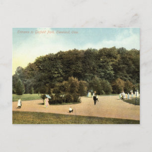 Carte Postale Garfield Park, Cleveland Ohio 1910 vintage