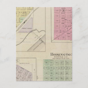 Carte Postale Garfield, Pawnee Rock, Heizer, Hoisington, Kansas